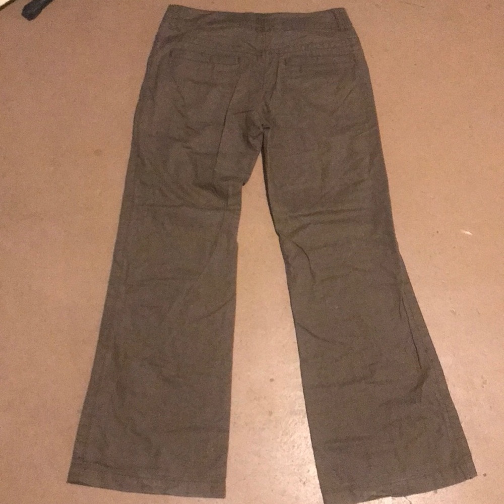 2 for $15/ H&M Brown linen wide leg pants - Picture 8 of 13